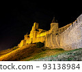 Citadel of Carcassonne by night 93138984