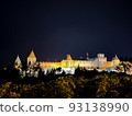 Citadel of Carcassonne by night 93138990