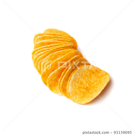 Potato Chips Isolated Potato Chips Isolated 93139095