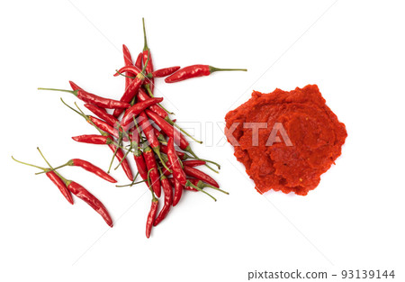 Hot Chili Paste Isolated Hot Chili Paste Isolated 93139144