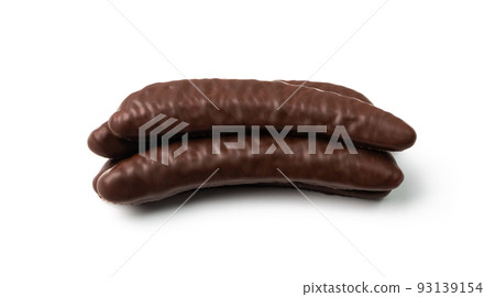 Chocolate Banana Isolated 93139154