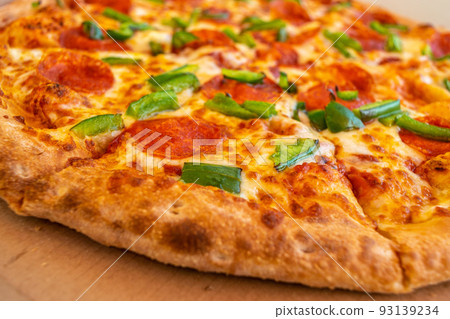 Pepperoni Pizza in Delivery Box 93139234