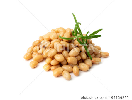 White Kidney Beans Isolated 93139251