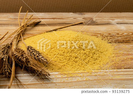 Couscous, Cuscus, Raw Kuskus Couscous, Cuscus, Raw Kuskus 93139275