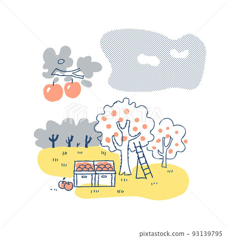 Landscape of apple field Landscape of apple field 93139795