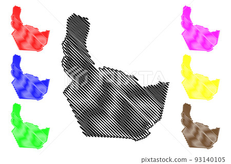 Nonthaburi Province map vector Nonthaburi Province map vector 93140105