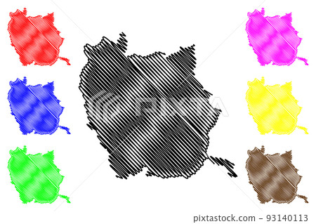 Phichit Province map vector Phichit Province map vector 93140113