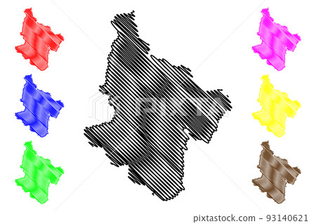 Ninh Thuan Province map vector Ninh Thuan Province map vector 93140621