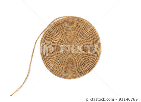 String Spiral Isolated 93140769