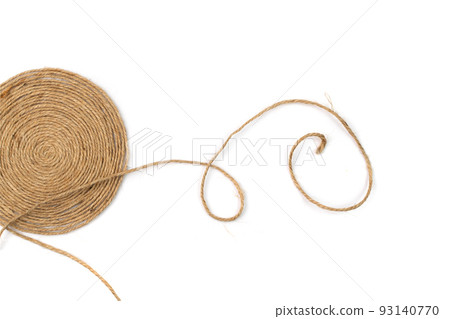 String Spiral Isolated 93140770