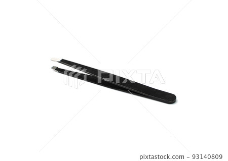 Black Tweezers Isolated Black Tweezers Isolated 93140809