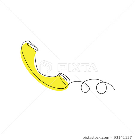 Line Drawing Handsetcell Line Drawing Handsetcell 93141137