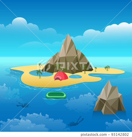 Island scuba diving 93142802