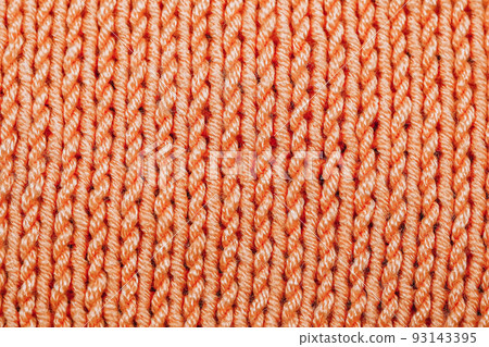 Knitted woolen texture background. Warm sweater, pullover pattern closeup Knitted woolen texture background. Warm sweater, pullover pattern closeup 93143395