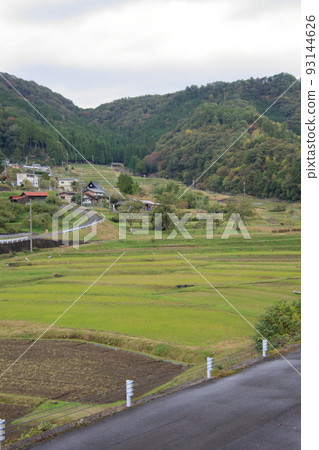 100 Selected Rice Terraces in Japan Kyoto Fukuchiyama Kehara Rice Terraces 93144626
