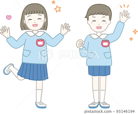 想像一個快樂女孩的幼兒園兒童的插圖素材(托兒所,幼兒園,兒童花園) 想像一個快樂女孩的幼兒園兒童的插圖素材(托兒所,幼兒園,兒童花園) 93146194