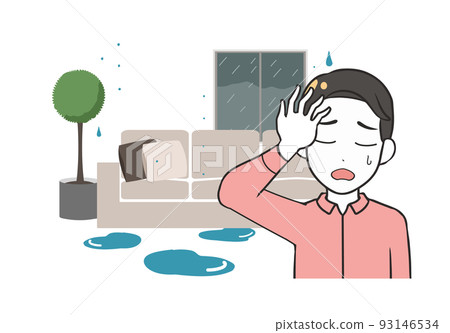 被雨水滲漏困擾 男士 93146534