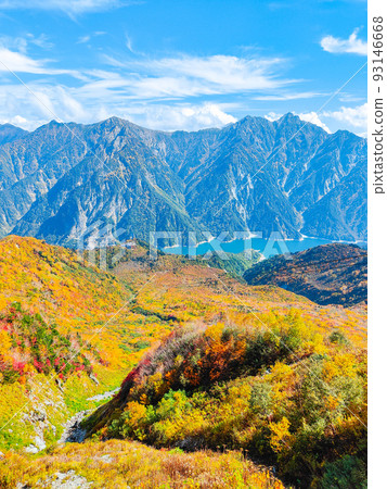 Autumn Tateyama Kurobe Alpine Route (view from Daikanbo) Autumn Tateyama Kurobe Alpine Route (view from Daikanbo) 93146668