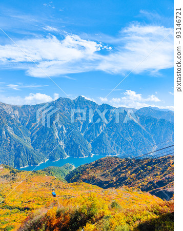 Autumn Tateyama Kurobe Alpine Route (view from Daikanbo) Autumn Tateyama Kurobe Alpine Route (view from Daikanbo) 93146721