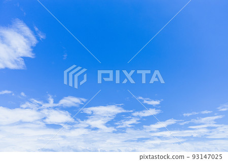 blue sky, white clouds, summer sky 93147025
