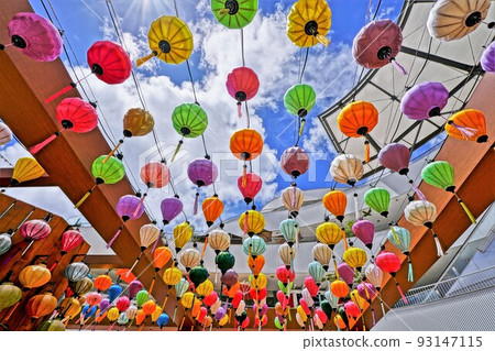 Blue Sky and Asian Lantern Festival 93147115