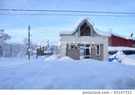 2021年12月北海道旭川站至稚內站的宗谷本線風光 93147352