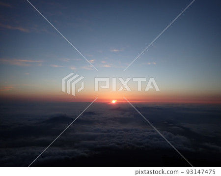 八合目富士山日出 八合目富士山日出 93147475
