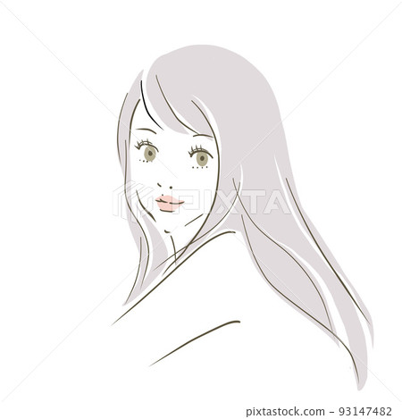 美麗的長發女人 美麗的長發女人 93147482