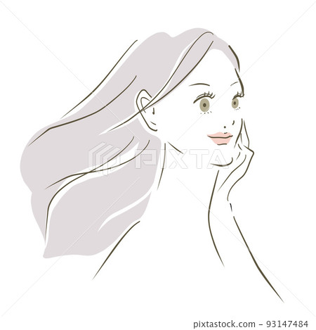美麗的長發女人 美麗的長發女人 93147484