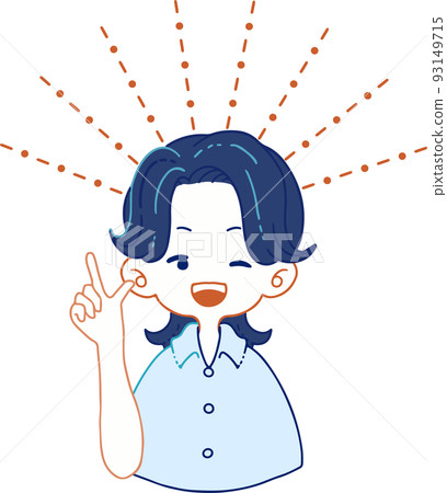 提出積極建議的人_wink_bright_illustration 93149715