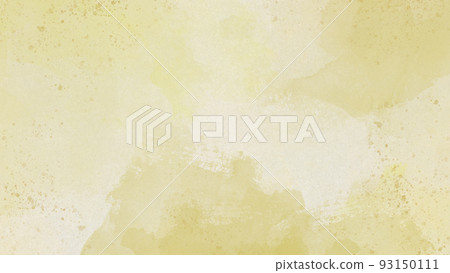 Watercolor paint Pale yellow color Bleed 93150111