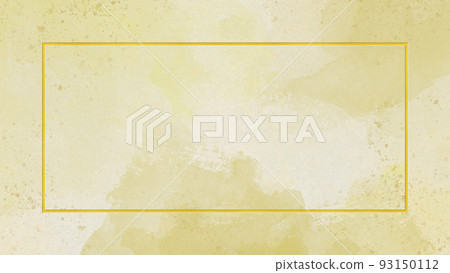 Watercolor paint Pale yellow color Bleed 93150112