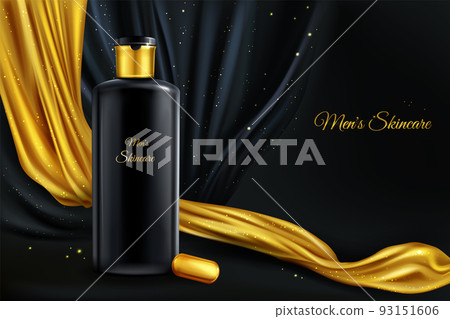 Vector mock up of cosmetics for men 93151606