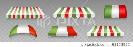 Awnings, italian shop tents, canopy, overhangs set 93153933