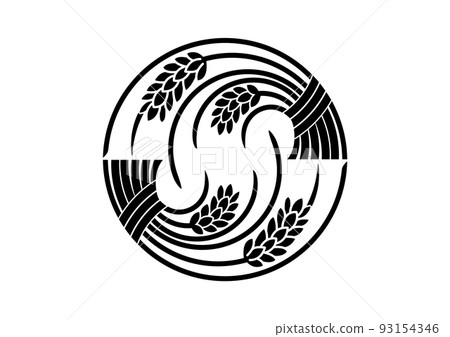 two rice balls two rice balls 93154346