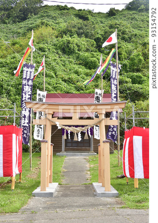 Shoot the scenery of the festival of Ebisu Shrine in Otobe-cho, Hokkaido in summer Shoot the scenery of the festival of Ebisu Shrine in Otobe-cho, Hokkaido in summer 93154792