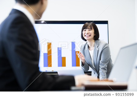 Business woman conference meeting seminar Business woman conference meeting seminar 93155099