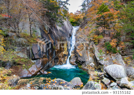 Yamanashi Prefecture: Shosenkyo Falls dyed in autumn colors ~Senga Falls~ Yamanashi Prefecture: Shosenkyo Falls dyed in autumn colors ~Senga Falls~ 93155182