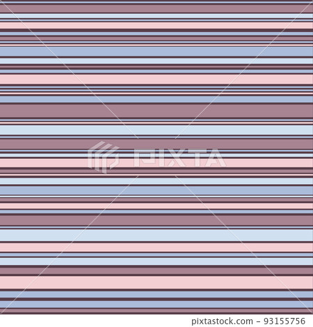 Seamless colorful optical horizontal pink, purple and shades stripes textured pattern, Stripe pattern for textile, fabric, wrapping paper, background, pastel colors, made in vector. 93155756