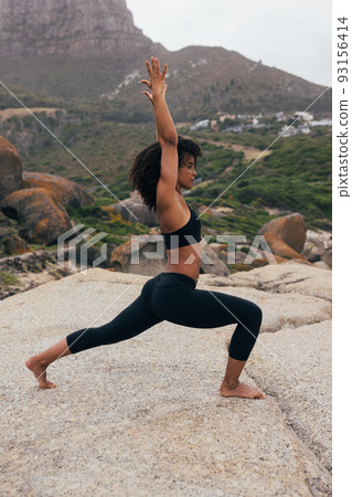 yoga, woman, female 93156414