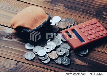 Wallet and calculator Money image 93156666