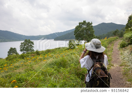 野森湖徒步路線 花畑 93156842