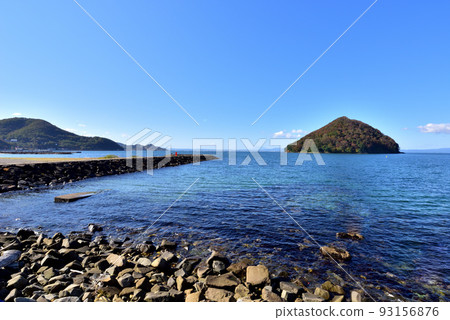 青森縣青森市湯之島淺蟲溫泉海岸風光 93156876