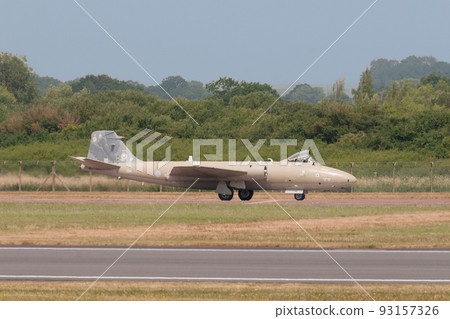 Royal Air Force Canberra PR9 high altitude reconnaissance aircraft taxiing 93157326