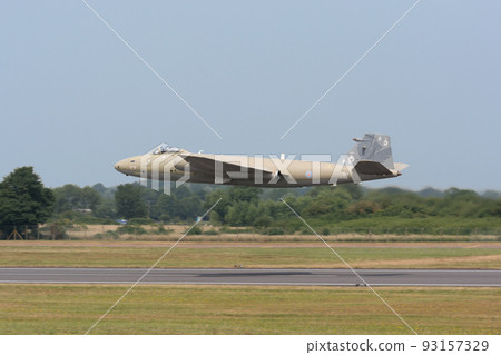 Royal Air Force Canberra PR9 high altitude reconnaissance aircraft taking off Royal Air Force Canberra PR9 high altitude reconnaissance aircraft taking off 93157329