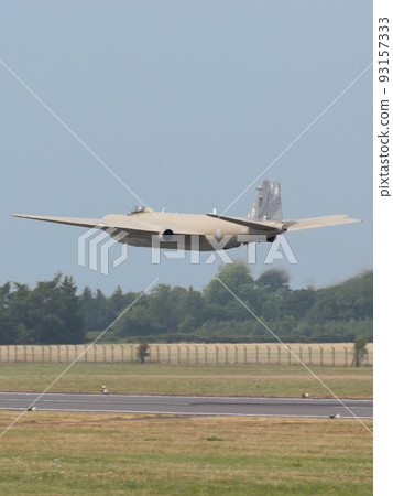 Royal Air Force Canberra PR9 high altitude reconnaissance aircraft taking off 93157333