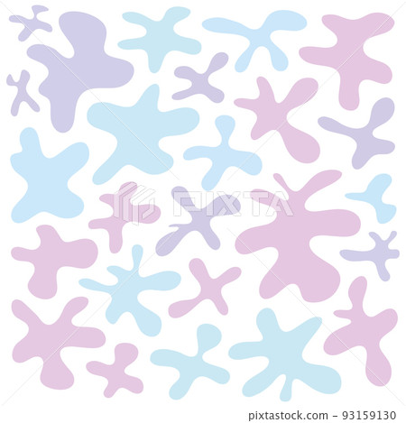 Vector pastel colors various abstract shapes. Cute Boho nursery clipart. Hand drawn doodle illustration. Perfect for textile print, baby shower, kids bedroom decor, birthday party, packaging design 93159130