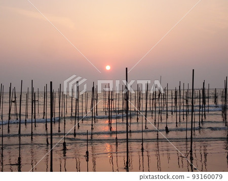 海岸的黃昏 93160079