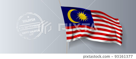 Malaysia happy day greeting card, banner with template text vector illustration Malaysia happy day greeting card, banner with template text vector illustration 93161377