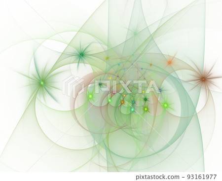 Abstract fractals with spiral glowing light effect. Abstract fractals with spiral glowing light effect. 93161977